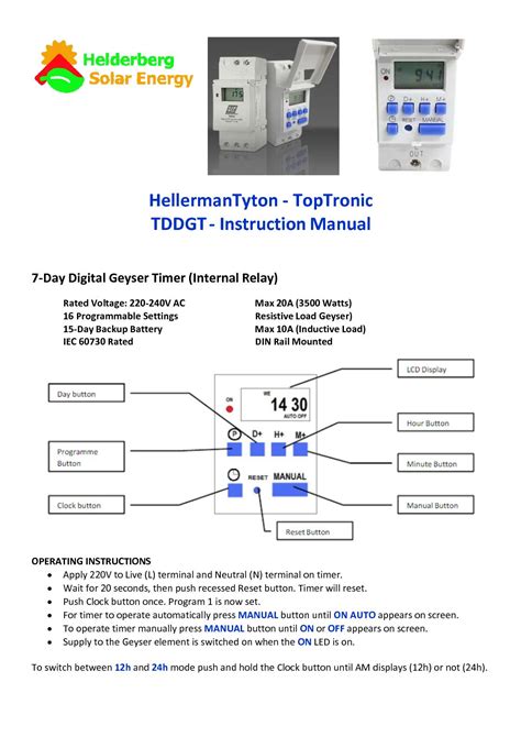 Calaméo Top Tronic Tddgt Instruction Manual