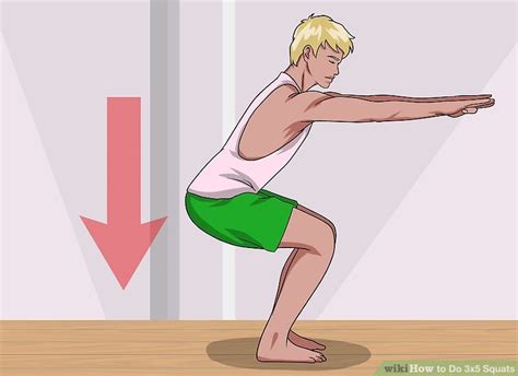 4 Ways To Do 3x5 Squats Wikihow Fitness