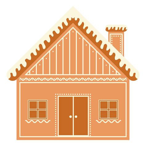 Christmas Gingerbread House Vector Illustration 11765539 Vector Art