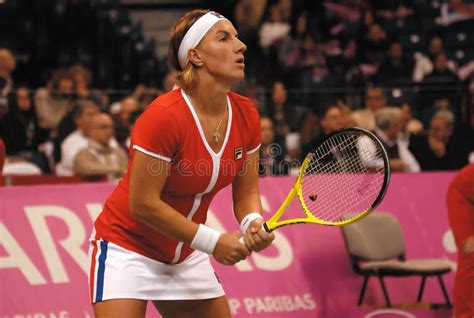 Russia S Svetlana Kuznetsova at Roland Garros Editorial Image - Image ...