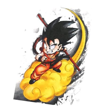 Tableau D Coratif Goku Nuage Magique Kinto Dragon Ball Z Manga Cm X