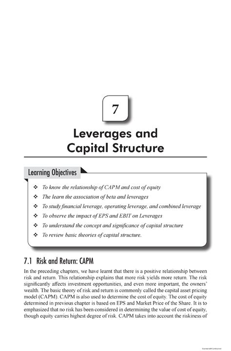 BMS Leverage Notes B Finance And Taxition Studocu