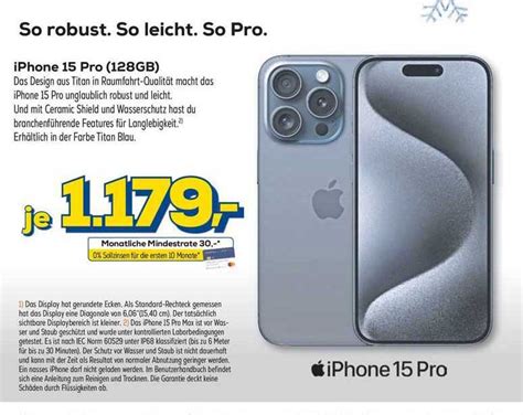 Iphone 15 Pro (128 Gb) Angebot bei Euronics - 1Prospekte.de