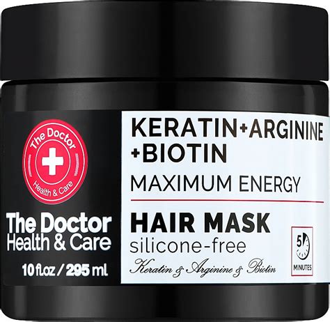 The Doctor Health & Care Keratin + Arginine + Biotin Maximum Energy ...