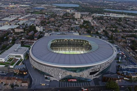 An aerial view of Tottenham Hotspur Stadium - 2023 Buffalo Bills ...