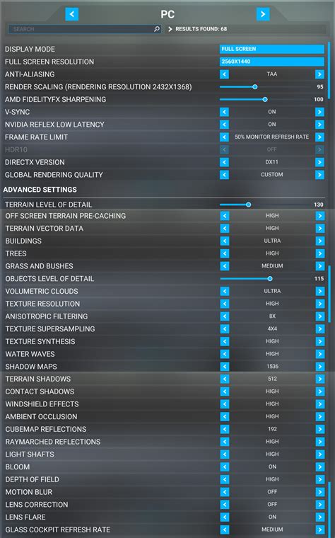 Best Msfs Settings Best Settings Mair Sophie