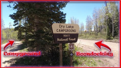 Steamboat Springs Camping Dry Lake Campground YouTube