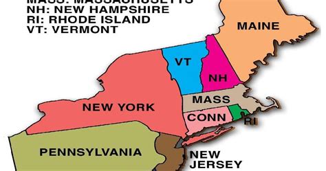 Acquire Map Of Northeast Us States Free Images - Www