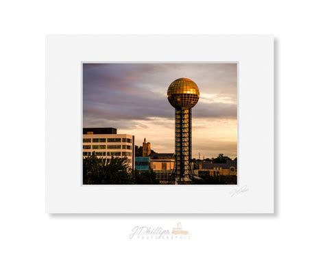 Knoxville Sunsphere at Sunrise - Etsy