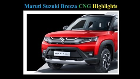 New 2023 Maruti Suzuki Brezza S CNG Complete Detail In 5 Points New