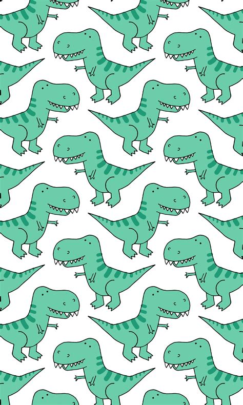 Cute Dinosaur Pattern Wallpapers - Top Free Cute Dinosaur Pattern ...