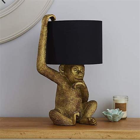 Odisha Resin Monkey Gold Table Lamp Dunelm Gold Table Lamp Unique