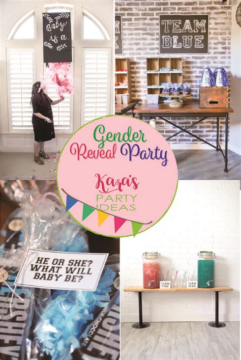 Team Blue Vs Team Pink Gender Reveal Party Karas Party Ideas