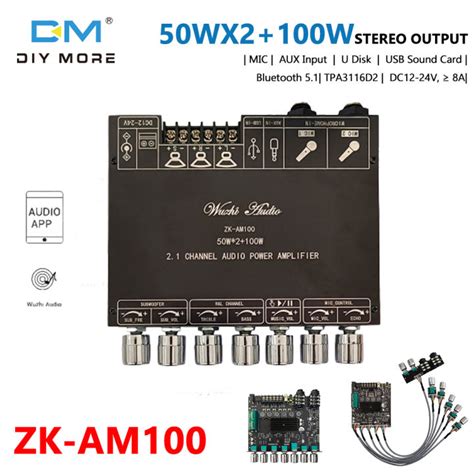 Diymore Zk Am Am F Channel Bluetooth Audio Amplifier Board