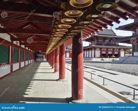 Shitennoji Temple. Osaka. Japan Stock Photo - Image of wood ...