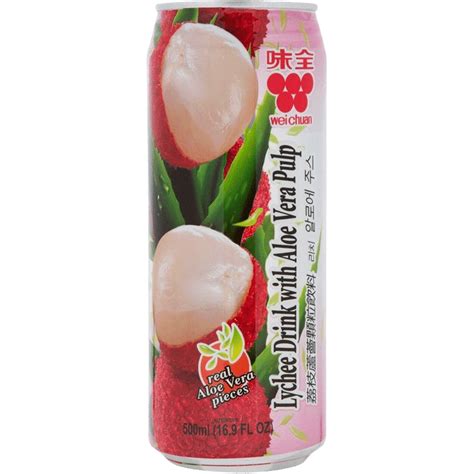 Lychee Drink With Aloe Vera Pulp Wei Chuan