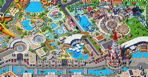 Theme Park Map - The Land Of Legends :: Behance