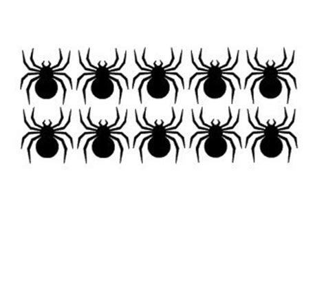 Spider Vinyl Stickers Halloween Spider Decals By Macccreations