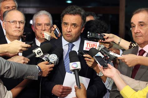 Aecio Neves Durante Coletiva De Imprensa Foto George Gianni 1 PSDB