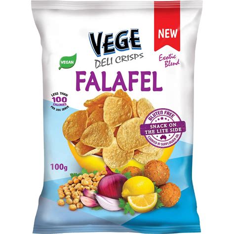 Vege Chips Deli Crisps Falafel 100g Woolworths