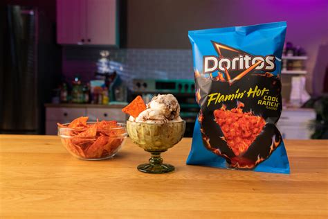 DORITOS FLAMIN HOT Cool Ranch Chocolate Fudge Ice Cream Thrillist