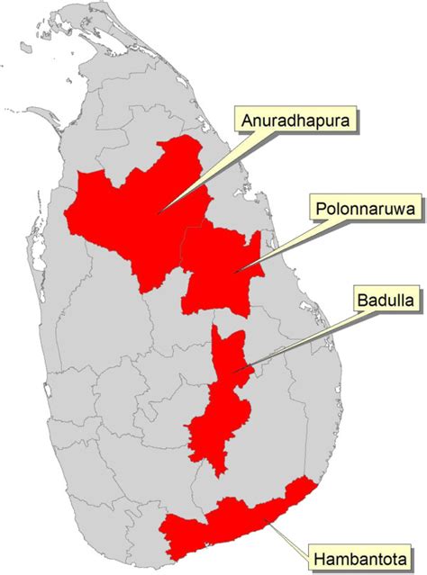 Anuradhapura District Map