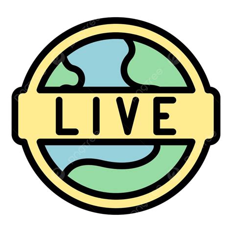 Live Streaming Clipart Png Images Global Live Stream Icon Play Black