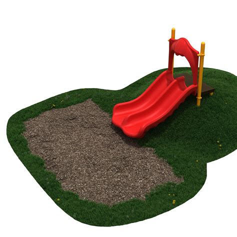 3 Foot Double Straight Embankment Hillside Slide Willygoat Playgrounds