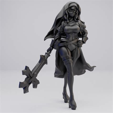 Hot Goblin クレリックバトル尼僧 ミニチュア ホットゴブリン 聖戦の戦士
