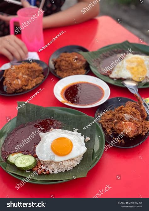 Nasi Lemak Malaysia National Dish Stock Photo Shutterstock