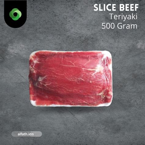 Jual Teriyaki 500 Gram Slice Beef Import Beef Frozen Beef Shopee