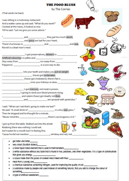 Good Eating Habits Worksheets