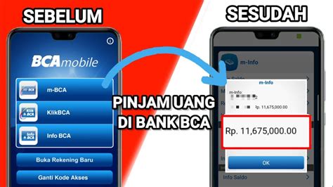 Cara Pinjam Uang Di Bca Mobile Banking Pinjam Uang Di Bank Bca