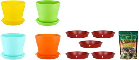 Kraft Seeds Plastic Flower Pots Kraft Seeds Vermicompost Kraft Seeds