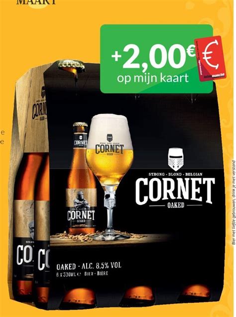 Cornet sterk blond bier 6 pack 6 x 33 cl promotie bij Intermarché