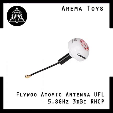 Jual Flywoo Atomic Antenna Ufl 58ghz 3dbi Rhcp 40mm Antena Drone Fpv