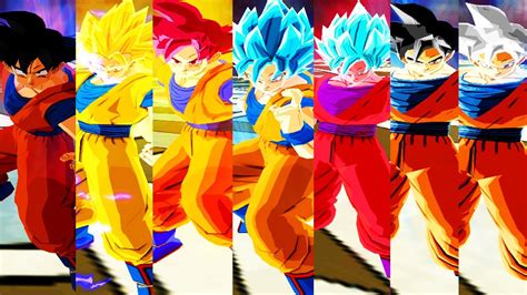 Todas As Transforma Es E Especiais Do Goku Base Ssj Ssj Ssj