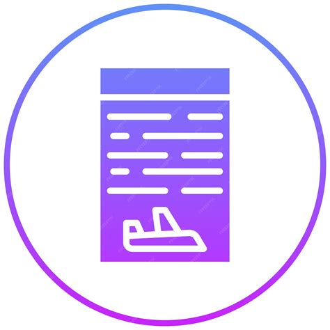 Premium Vector | Flight Checklist vector icon illustration of Aviation