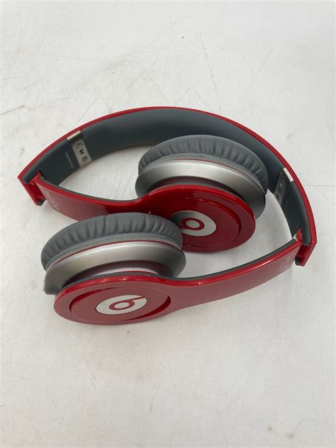 Beats By Dr Dre Solo Hd Special Edition Headphones Red Working Used