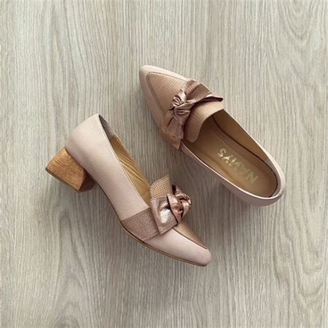 Zapatos Nude Con Mo O En Cuero Calzado Nanys