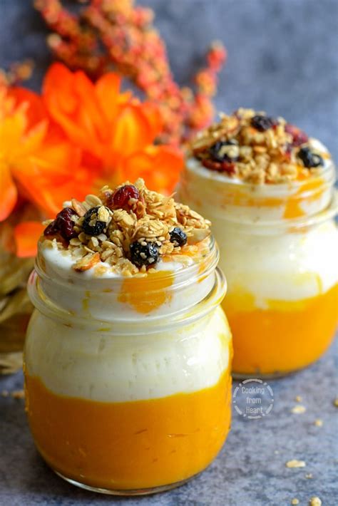 Mango Yogurt Parfait With Homemade Granola Cooking From Heart