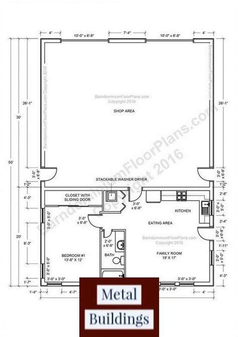 √ 30x30 Metal Building Floor Plans - Alumn Photograph