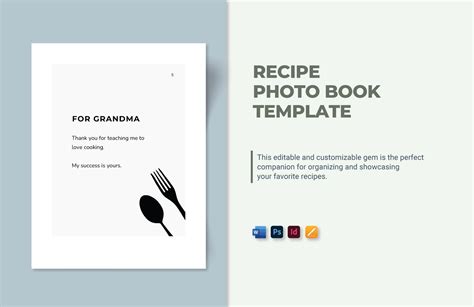 Editable Recipe Cookbook Templates in Microsoft Word to Download