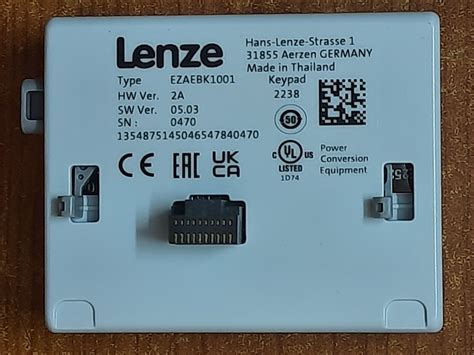 LENZE EZAEBK1001 Electronic Operator Control Panels, 54% OFF