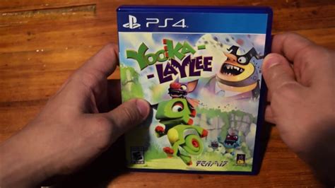 Unboxing Yooka Laylee PS4 YouTube