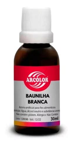 Essência Artificial Baunilha Branca 30ml Arcolor MercadoLivre