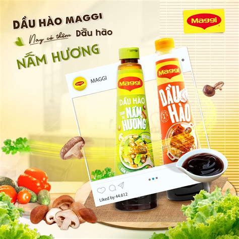 [Social Media Post] DẦU HÀO MAGGI* | Maggi creative ads, Food product ...