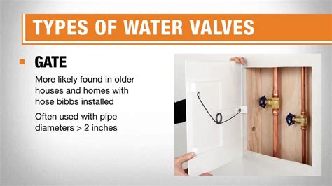 Types of Water Valves - How To Videos and Tips at The Home Depot