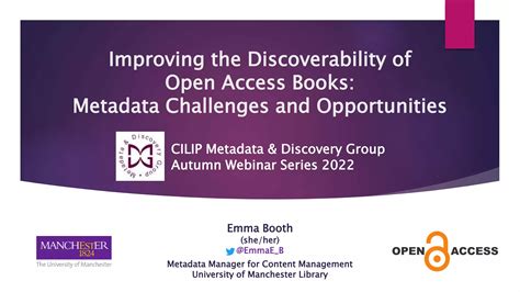 Improving The Discoverability Of Open Access Books Metadata