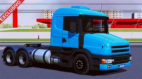 Skin Scania T Azul Na Granel Qualificada Exclusivo Skins Games Truck